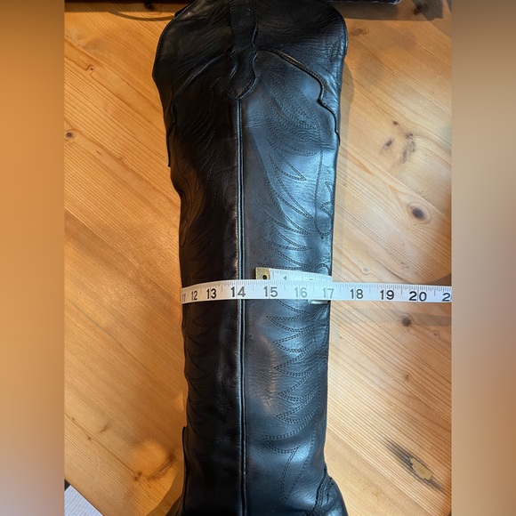 Freebird Womens Size 10, “MISTY,” Black Leather Tall Western boots - Picture 7 of 8